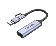 UNITEK Video Grabber USB-C/A HDMI 1.4 V1167A - 1172309 - zdjęcie 5